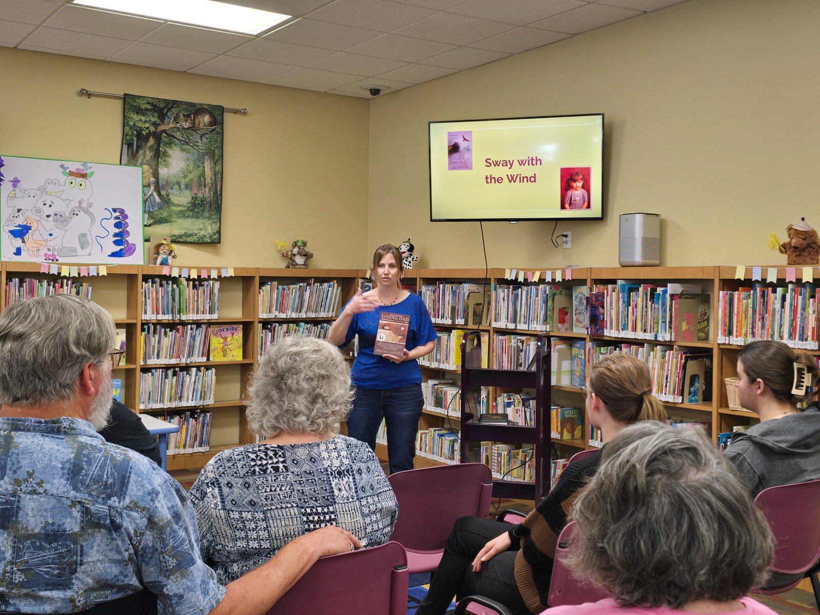 Amanda LaPera at a Lake LA Library 2026 event.